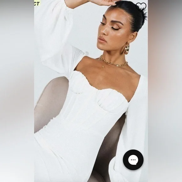 Princess Polly | Dresses | Nwt Princess Polly Laurie Corset Mini Dress White  | Poshmark